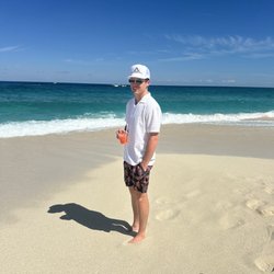 Peter B Derman, MD - In the Bahamas 72 hours after back surgery with Dr Derman