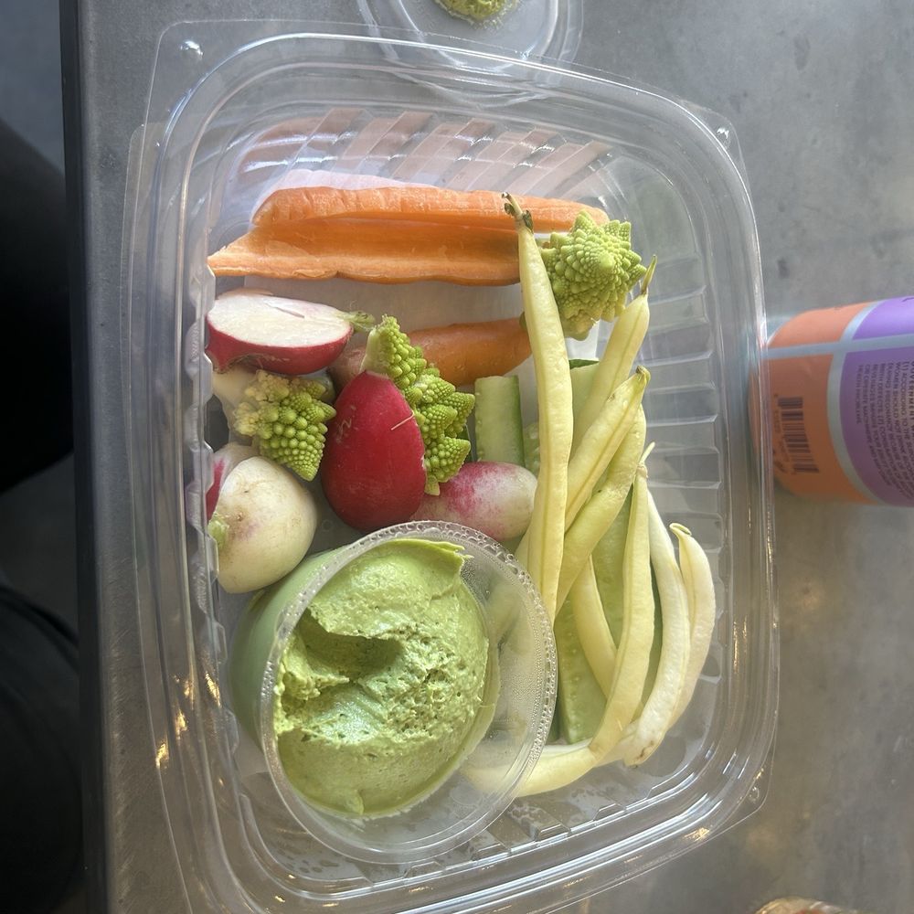 Fort Point Ferry Building - Vegetable and dip - Hot Dogs Near Me - San Francisco, California