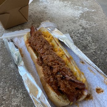 Cow Dog - Chili dog - Food Trucks Near Me - Alpine, Texas
