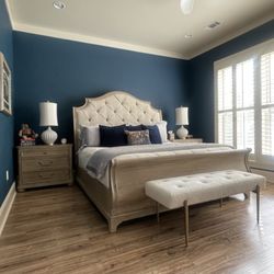 American Factory Direct Outlet - This is our AFD master bedroom. All of the furniture, lamps, and bedding came from AFD( and our mattress did too