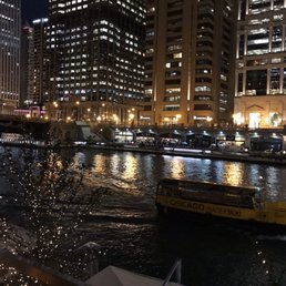 View outside along river.