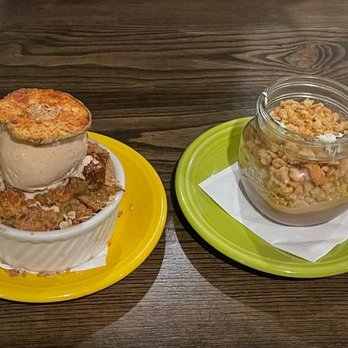 Corner Kitchen - Cinnamon Apple Bread Pudding & Peanut Butter Budino - Breakfast & Brunch Near Me - Asheville, North Carolina