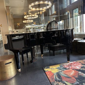 The Duchess - View tables with grand piano - French Near Me - Amsterdam, New Hampshire The Duchess - View tables with grand piano - French Near Me - Amsterdam, New Hampshire
