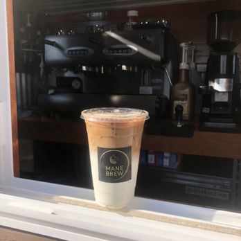 Mane Brew Coffee - Iced Carmel Macchiato - Food Trucks Near Me - Pueblo, Colorado