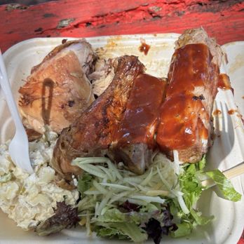 Huli Huli Chicken - Huli Huli combo plate - Barbeque Near Me - Hana, Hawaii