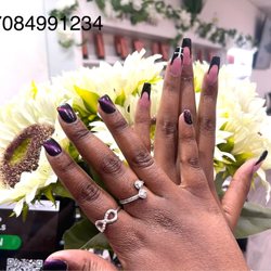 French Nails Salon - Liqour pink Dip power
