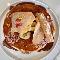 Bites & Bashes Cafe - Banana pancakes with turon and jackfruit.