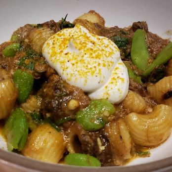 Chickadee - Luvache with Lamb & Fava Beans - amazing! - New American Near Me - Boston, Massachusetts