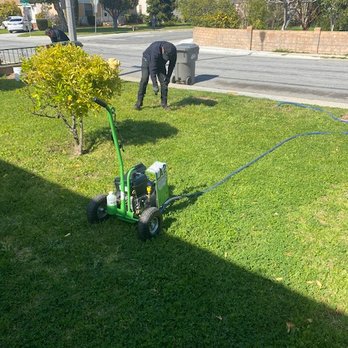 HomeShield Pest Control - Saul & his partner hard at work tracking down the active tunnels - Pest Control Near Me - Los Angeles, California