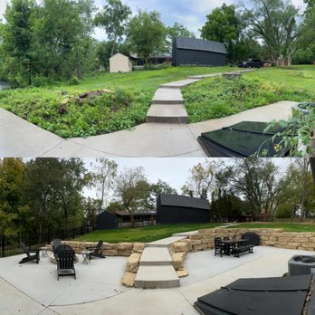 LawnCare by Walter - Top photo is before; bottom photo is after. - Lawn Services Near Me - Rockford, Illinois