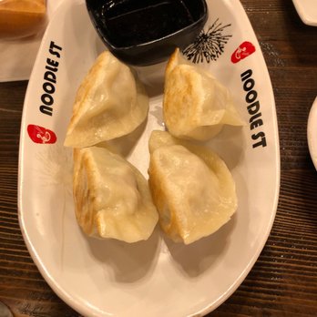 Noodle St - Pan friend dumplings - Noodles Near Me - Monrovia, California Noodle St - Pan friend dumplings - Noodles Near Me - Monrovia, California