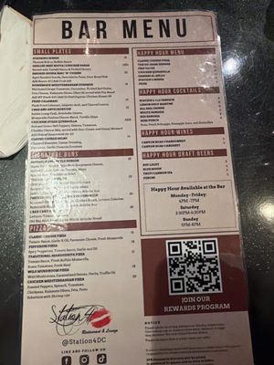 Menu photo 1 Station 4 Washington, DC, DC
