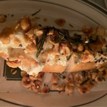 Cafe Spaghetti - Ricotta Crostini, Truffle Honey, Hazelnut, Rosemary- all I have to say is WOW! - Italian Near Me - Brooklyn, New York