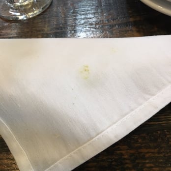 Captain James Crab House - The napkin My silverware was rolled in was dirty. - Seafood Near Me - Baltimore, Maryland