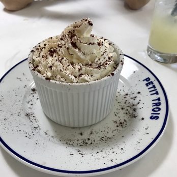 Petit Trois - Chocolate mousse  Petit Trois was great ! Fun, delicious , excellent staff. Love it in Sherman Oaks ! - French Near Me - Sherman Oaks, California