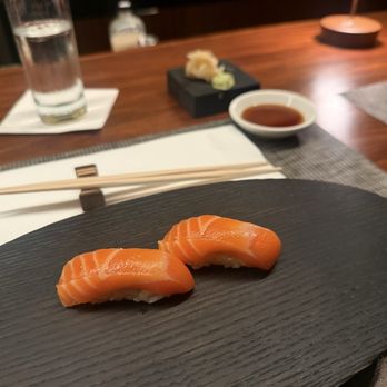 Bar Masa - Salmon sushi (a la carte) - Japanese Near Me - New York, New York Bar Masa - Salmon sushi (a la carte) - Japanese Near Me - New York, New York