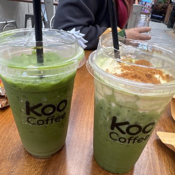 Koo Coffee Tea - Banana matcha and strawberry matcha - Coffee & Tea Near Me - Westminster, California