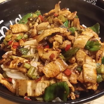 Noodle Talk - stir fry pork and pepper over noodle - Chinese Near Me - Sunnyvale, California Noodle Talk - stir fry pork and pepper over noodle - Chinese Near Me - Sunnyvale, California
