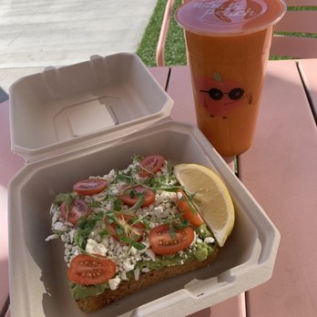 Whata Peach - traditional toast and Liquid Gold - Juice Bars & Smoothies Near Me - Studio City, California