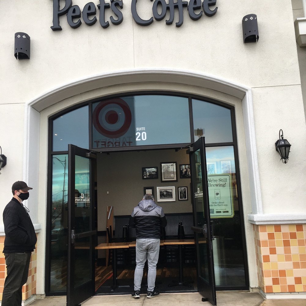 Peet's Coffee - Waiting outside for a brew - Coffee & Tea Near Me - Santa Clara, California