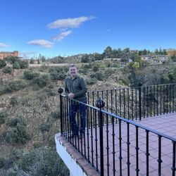 AC Hotel by Marriott Ciudad de Toledo - Another angle for our view. Featuring one of our travel companions.