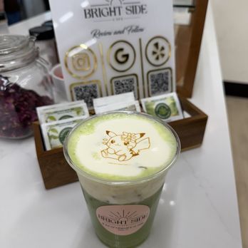 Bright Side Cafe - 6/2026- pikachu matcha - Coffee & Tea Near Me - Scottsdale, Arizona