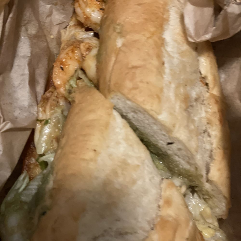 The Eagle OTR - Blackened Shrimp Po Boy Sandwich - American Near Me - Cincinnati, Ohio The Eagle OTR - Blackened Shrimp Po Boy Sandwich - American Near Me - Cincinnati, Ohio