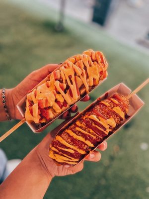 Jongro Rice Hotdog by null