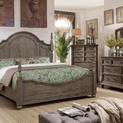 Ayla Furniture and Décor - Rustic Bedroom Set