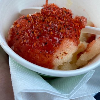 La Garrafa MX - An Ice Cream of Mango with Chamoy and Tajin, very delicious!!! - Ice Cream & Frozen Yogurt Near Me - Montebello, California La Garrafa MX - An Ice Cream of Mango with Chamoy and Tajin, very delicious!!! - Ice Cream & Frozen Yogurt Near Me - Montebello, California