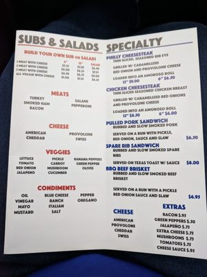 Menu photo 4 The Heroes Grill Titusville, FL