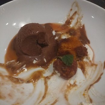 The Kitchen at Atomic - A special off the menu dessert of Mexican Chili Chocolate Gelato, Brined Strawberries with Roasted Squash! Incredible. - New American Near Me - Las Vegas, Nevada The Kitchen at Atomic - A special off the menu dessert of Mexican Chili Chocolate Gelato, Brined Strawberries with Roasted Squash! Incredible. - New American Near Me - Las Vegas, Nevada