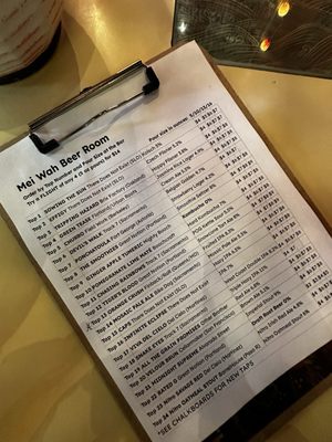 Menu photo 1 Mei Wah Beer Room Isleton, CA