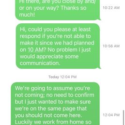 He didn't even have the courtesy to let us know he wasn't coming. He didn't even have the courtesy to let us know he wasn't coming.
