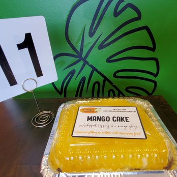 Aunty’s Hawaiian Kitchen - Mango Cake is nice and fluffy :) - Hawaiian Near Me - Riverton, Utah