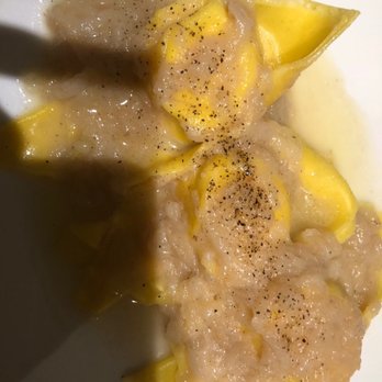 Zeb - Not the best pic as the glass counter got on the way but amazing pear infused ravioli! Wow! - Tuscan Near Me - Florence, FI