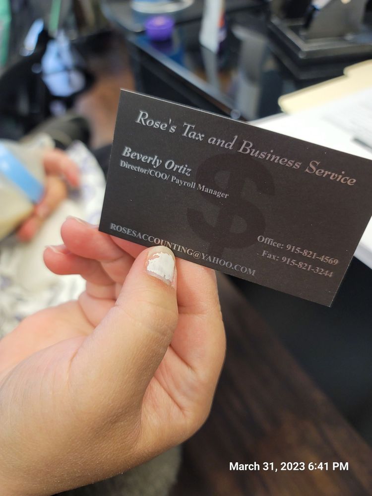 Rose's Tax and Business Service
