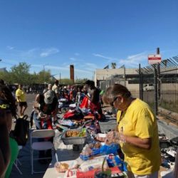 Melissa Kalee Lasha Giving Hope Foundation - Our giveaway of shoes, clothes, and hygiene items on October 26th!  #community #giveback #helpinghands