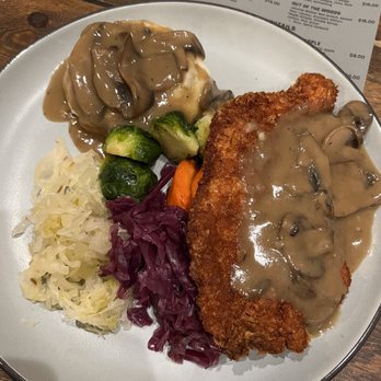 Prost Beer Hall - Chicken Schnitzel Plate - Cocktail Bars Near Me - Elk Grove, California Prost Beer Hall - Chicken Schnitzel Plate - Cocktail Bars Near Me - Elk Grove, California