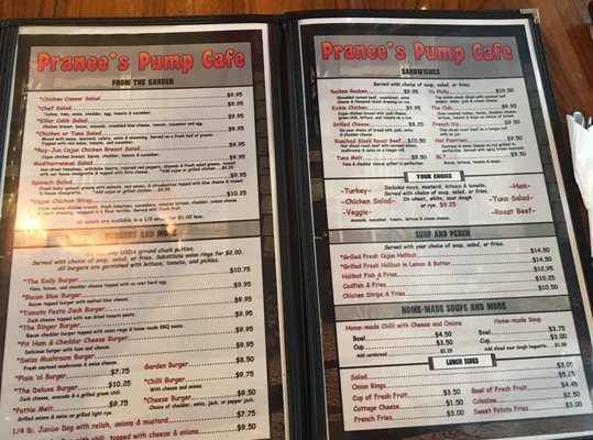 Menu photo 7 The Pump Cafe Springfield, OR