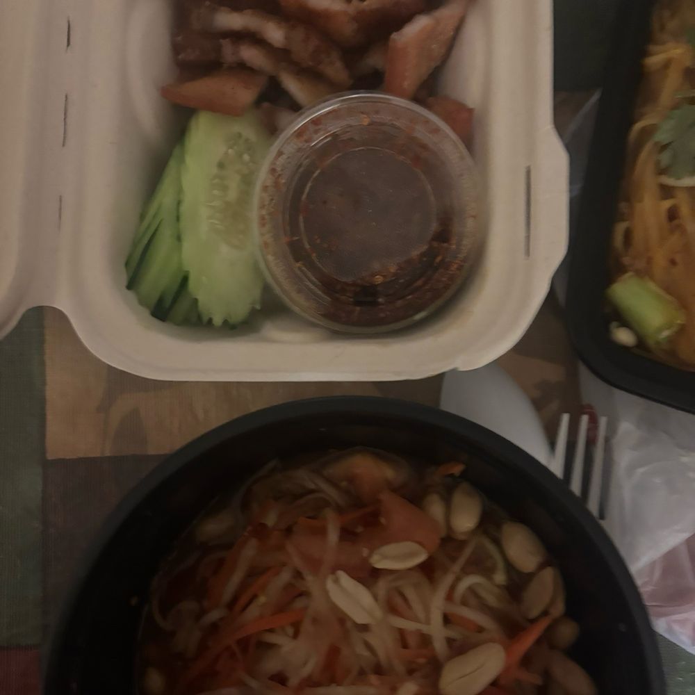 Ahan Lao - 8. Deep Fried Pork Belly 11. Lao Papaya Salad - Laotian Near Me - Chula Vista, California Ahan Lao - 8. Deep Fried Pork Belly 11. Lao Papaya Salad - Laotian Near Me - Chula Vista, California