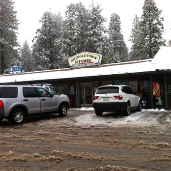 Shingletown Store - two cars parked in front of the store - Convenience Stores Near Me - Shingletown, California