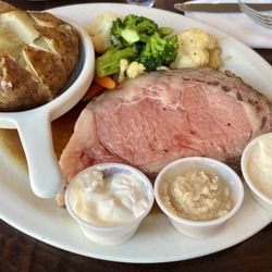 Wallie’s - Prime Rib (perfectly rare)