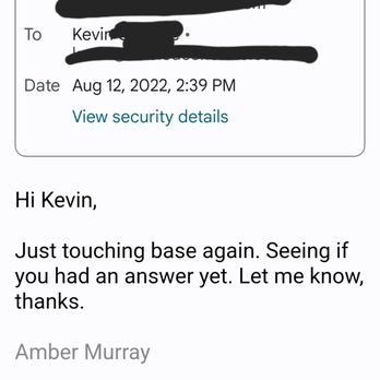 Leveled Concrete - My last email dated August 12th with still no response - Masonry/Concrete Near Me - Houston, Texas