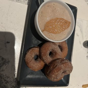 Lucky Shuck - Beignets Donuts with Espresso Cream - Seafood Near Me - Jupiter, Florida Lucky Shuck - Beignets Donuts with Espresso Cream - Seafood Near Me - Jupiter, Florida