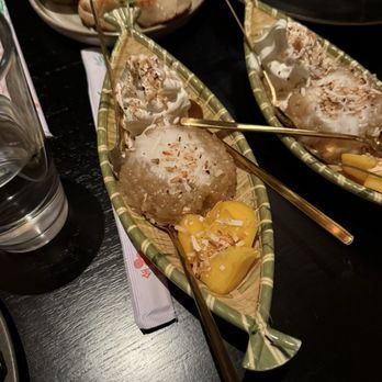 Ahan - Coconut Sticky Rice with Mango & Soft Serve - Laotian Near Me - Madison, Wisconsin Ahan - Coconut Sticky Rice with Mango & Soft Serve - Laotian Near Me - Madison, Wisconsin