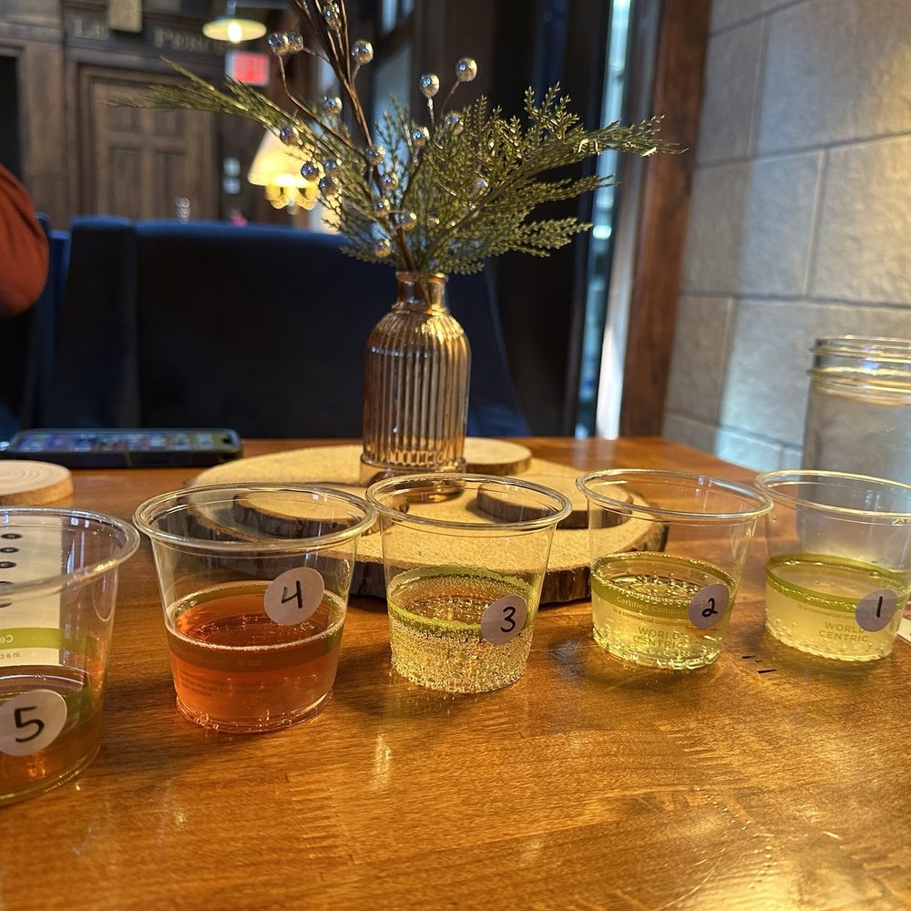 Cider and Pommeau Flight Cider and Pommeau Flight