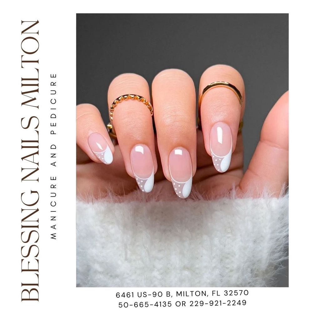 Blessing Nails - Milton Logo