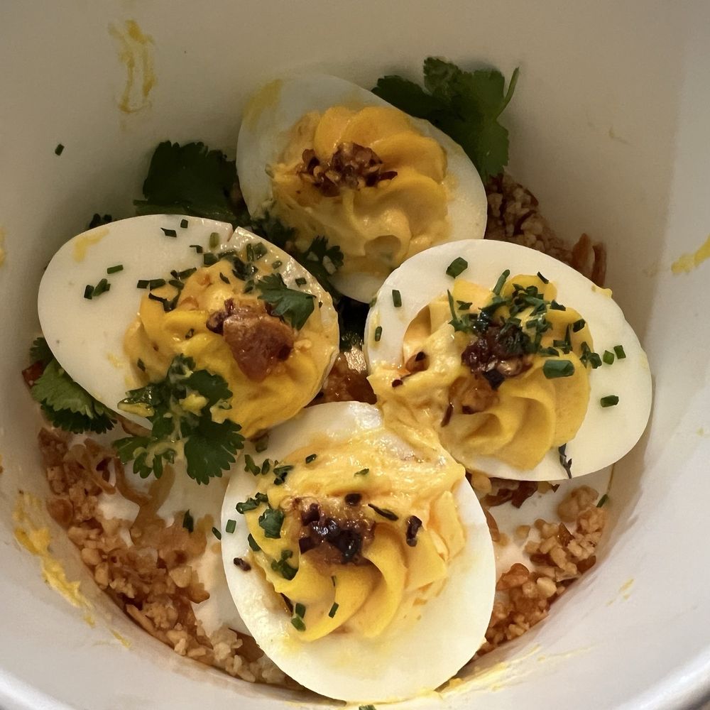 Burma Love - Burmese Deviled Eggs - Burmese Near Me - Menlo Park, California Burma Love - Burmese Deviled Eggs - Burmese Near Me - Menlo Park, California