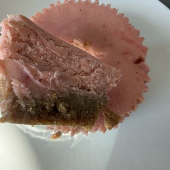 Baker's Pride - Delicious strawberry cheesecake, perfect serving. - Donuts Near Me - Savannah, Georgia